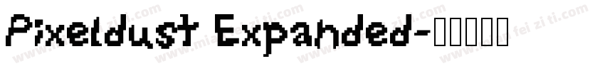 Pixeldust Expanded字体转换